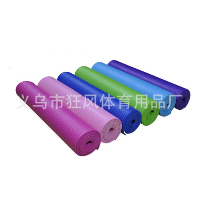 廠家直銷pvc瑜伽墊 防滑瑜伽墊 加厚6mm瑜伽墊環保瑜伽仰臥起坐墊