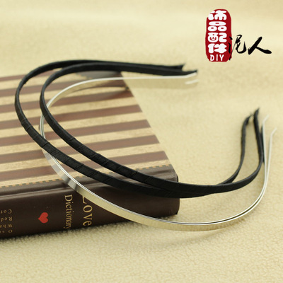 supply diy Hairdressing Head ornament parts 5mm Iron Hair hoop Two kinds Specifications Choose