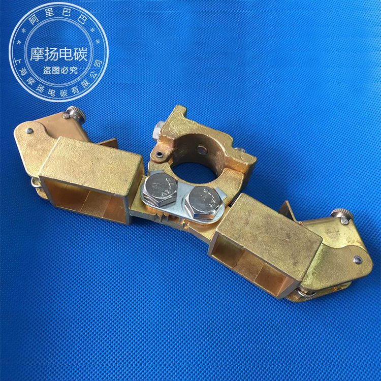 现货 外国电机用铜碳刷架 电缆拉丝机电刷架20X40MM 不带脚船用架
