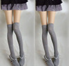 Student pleated skirt, solid cotton high boots for elementary school students, knee socks