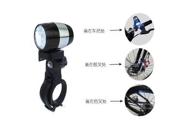 Eclairage pour vélo - phare - Ref 2399997 Image 4