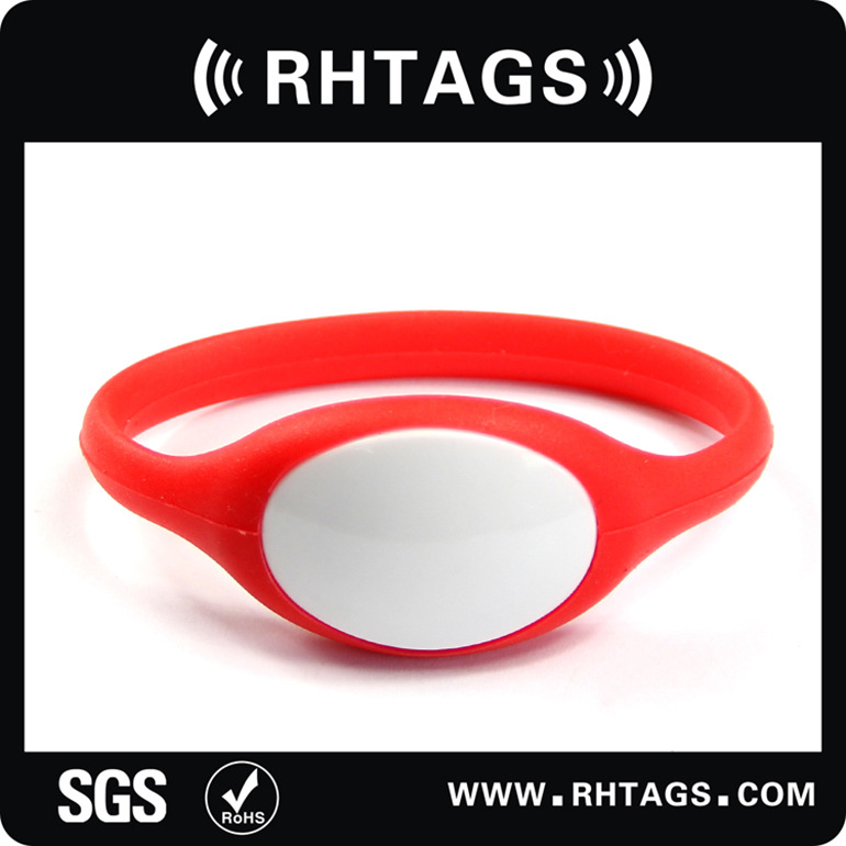 厂家直销手表卡、只读ID制作、ID手腕带、RFID智能硅胶腕带防水