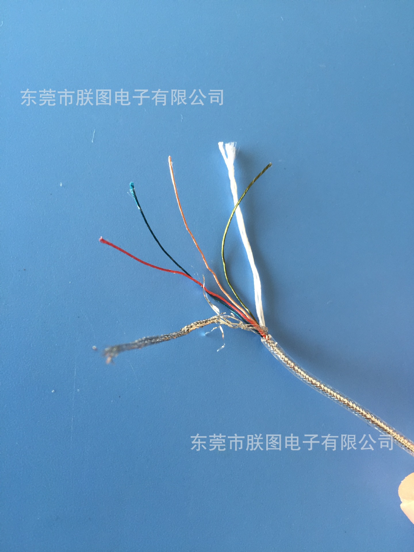 供应LED四芯透明灯饰编织铝箔丝线眼睫毛灯线眼睫毛线材镀锡连线