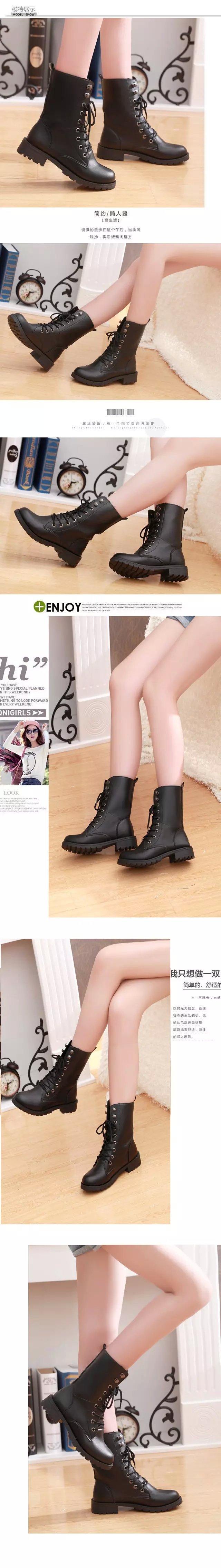 Bottes femme HALINFER  HAN LINGFEI en PU artificiel - Ref 3355856 Image 14