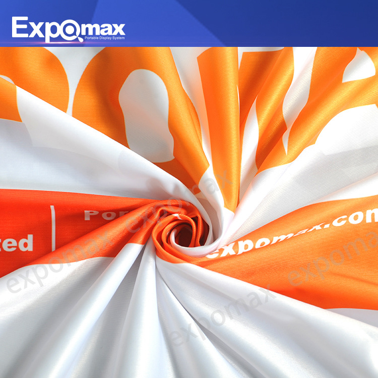 热销【特价】定制广告画面210克弹力布环保热转印绚丽色彩画面