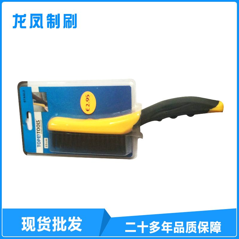 厂家销售 仪器仪表塑柄钢丝刷 质优五金工具塑柄刷 量大从优