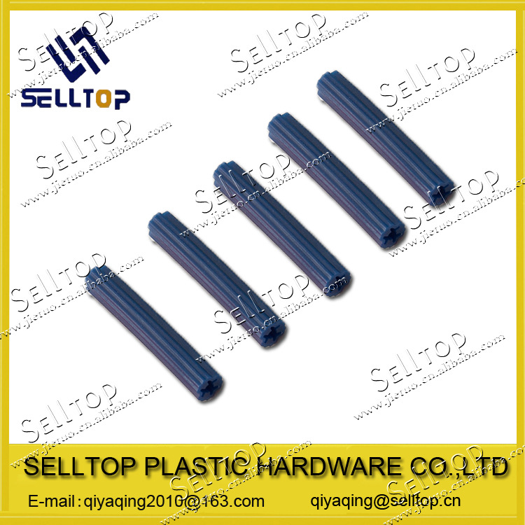 厂家直销  直通型膨胀钉 塑料膨胀管 膨胀墙塞 铆钉系列紧固件