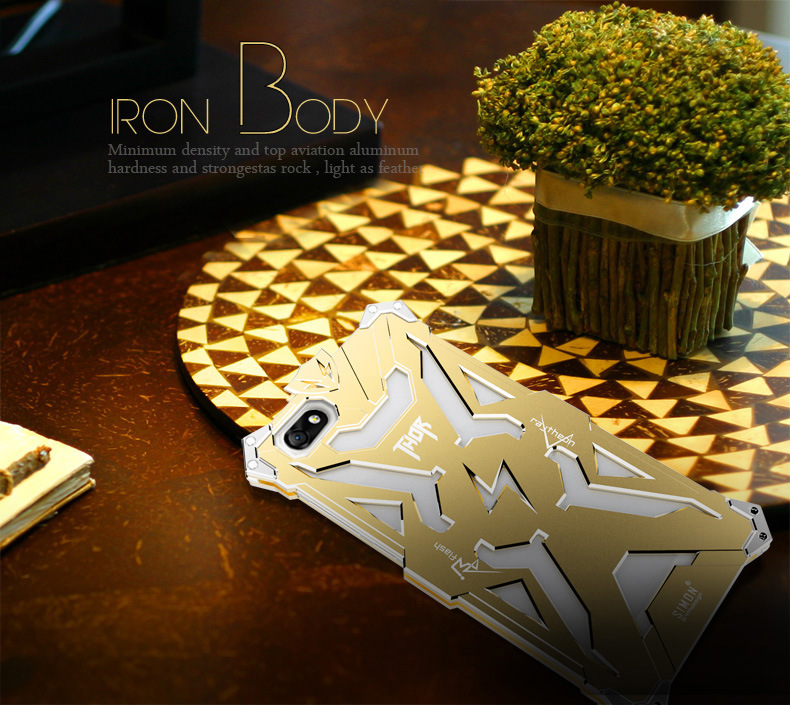 SIMON THOR Aviation Aluminum Alloy Shockproof Armor Metal Case Cover for Huawei Honor 4X