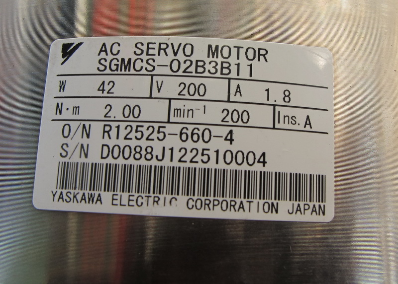 台州信达 二手安川电机SGMCS-05B3B11 另有2nm4nm 8nm等询价