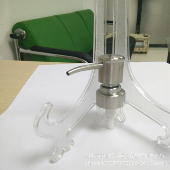 Производитель оптового качества Отличная нержавеющая сталь дезинфицирующее средство для рук насадка лосьона