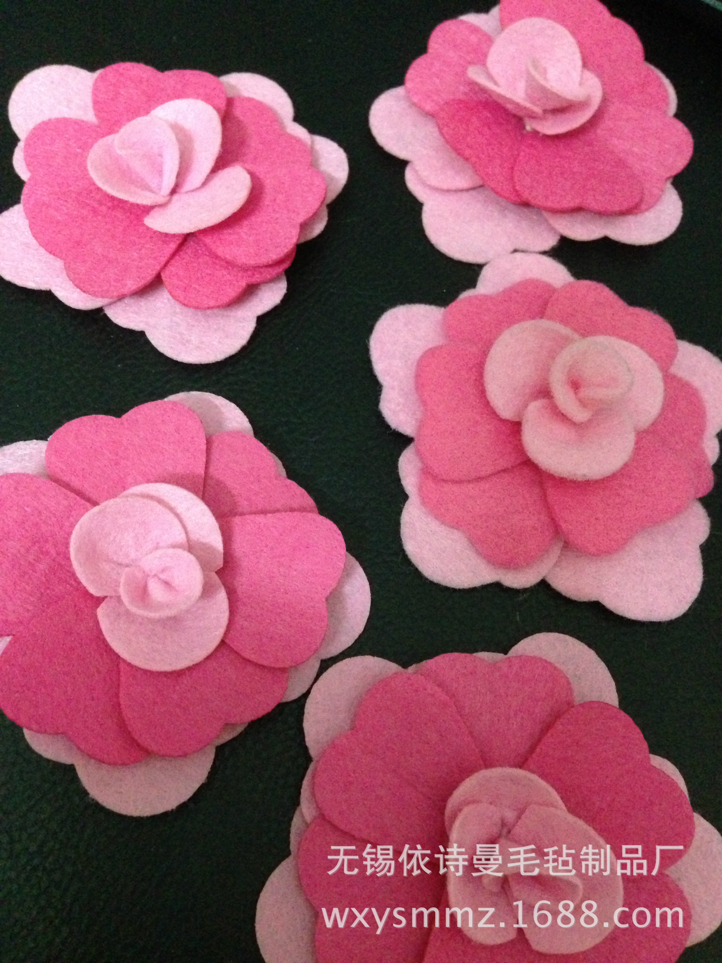 Factory hot -selling supplies of felt chest flower felt cloth…