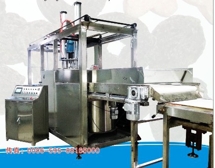 巧克力渗透设备,膨化食品饼干干果休闲食品巧克力渗透机械设备