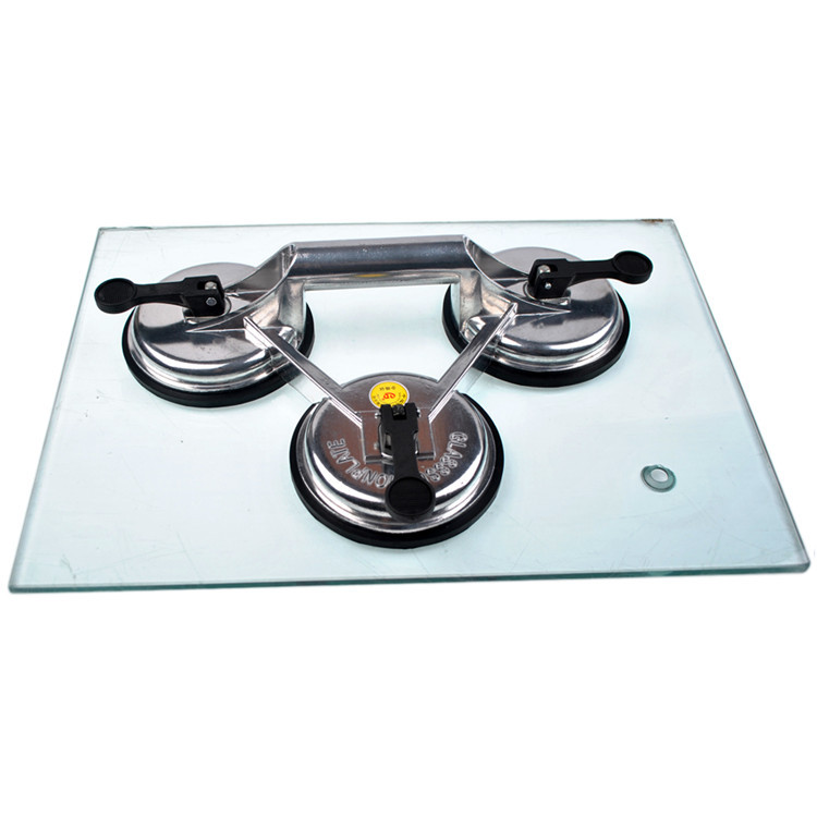 succión de suelo de azulejos aleación de aluminio de tres garras succión de vidrio succión de vidrio succión de piso mayorista