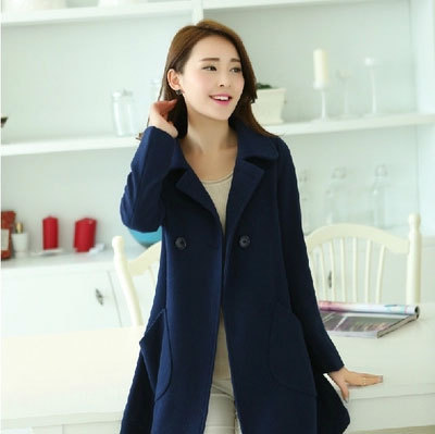 2021加肥大码女装200斤呢子大衣胖mmdw春秋装显瘦胖妹妹毛呢长外|ru