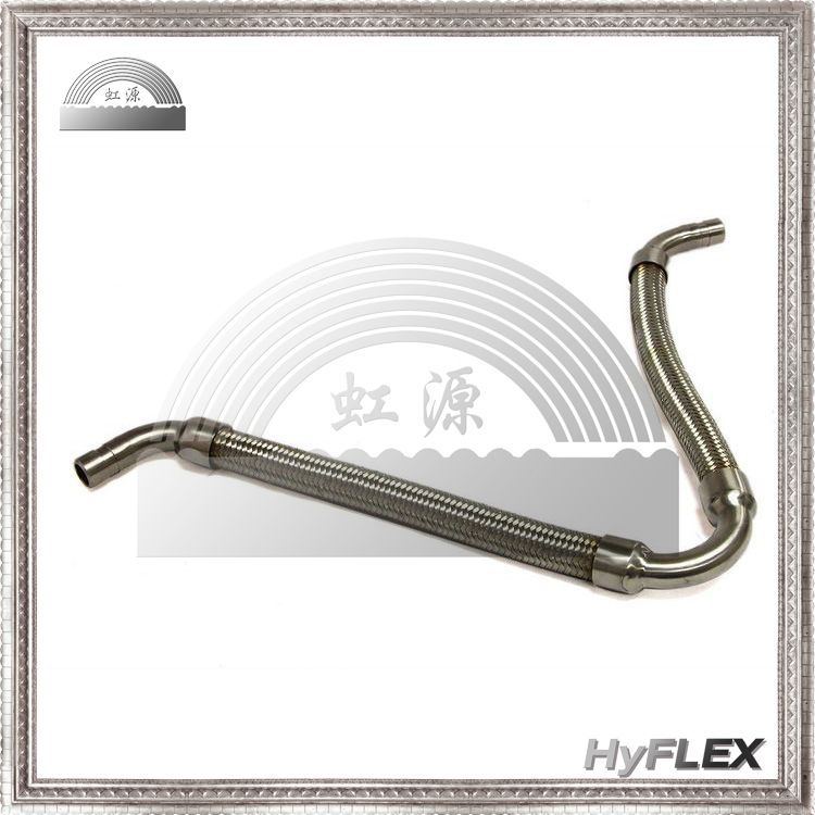 金属软管 不锈钢波纹软管 抗震V型组合式 接管焊接式避震管减震管