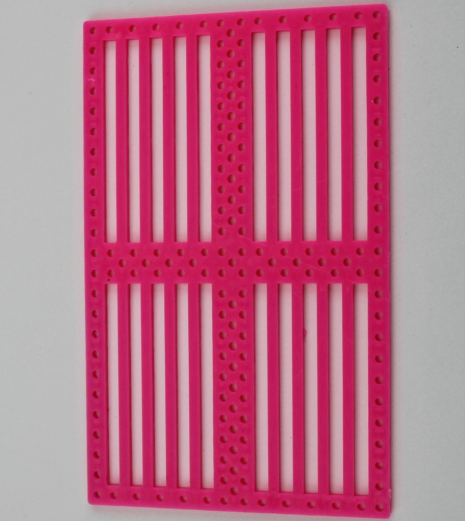 75120玫红  栅板  功能面板  玩具配件  科技模型零件  新模投产