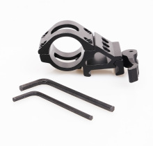 户外骑行电筒支架 歪脖子快拆电筒夹 头盔配件