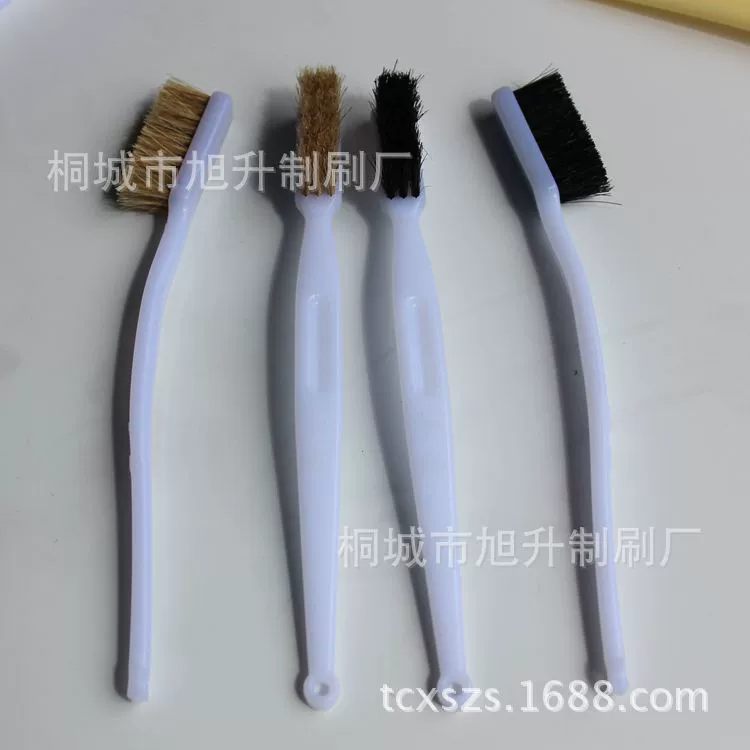 Маленькие 3 ряда игровые щетки Оптовая продажа обувной фабрики промышленная зубная щетка пасты щетка клеёная щетка клеёная щетка свиная грива инструментальная щетка