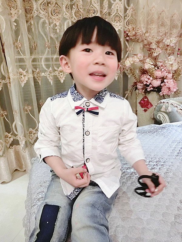 Chemise garcon à manche longue - Ref 2078041 Image 16