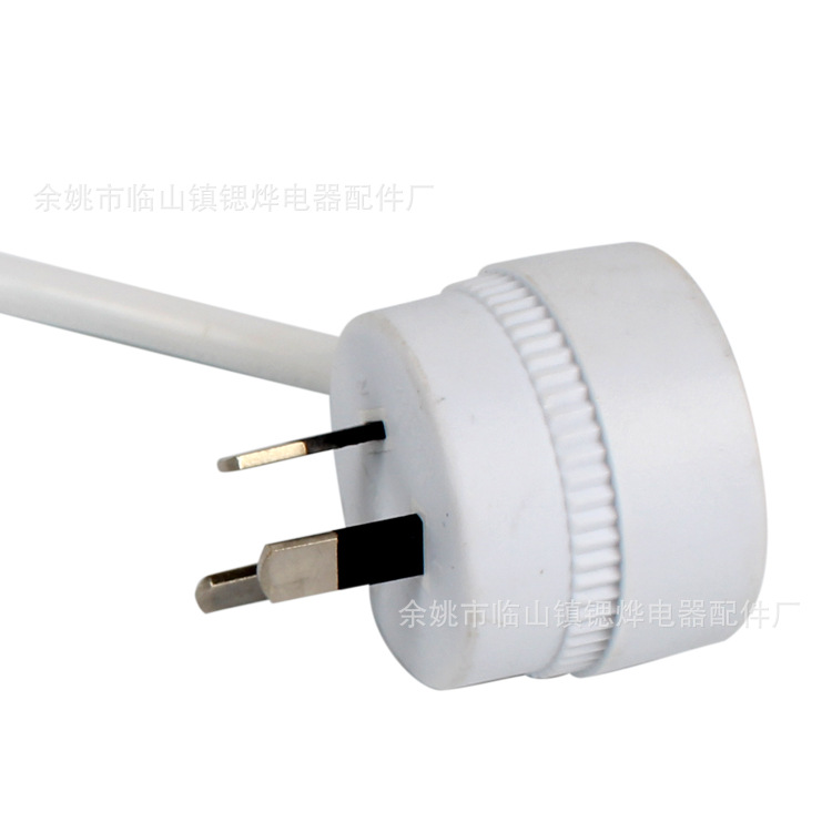 澳规弯头saa澳洲白色三芯澳洲插头电源线公母澳大利亚澳标延长线