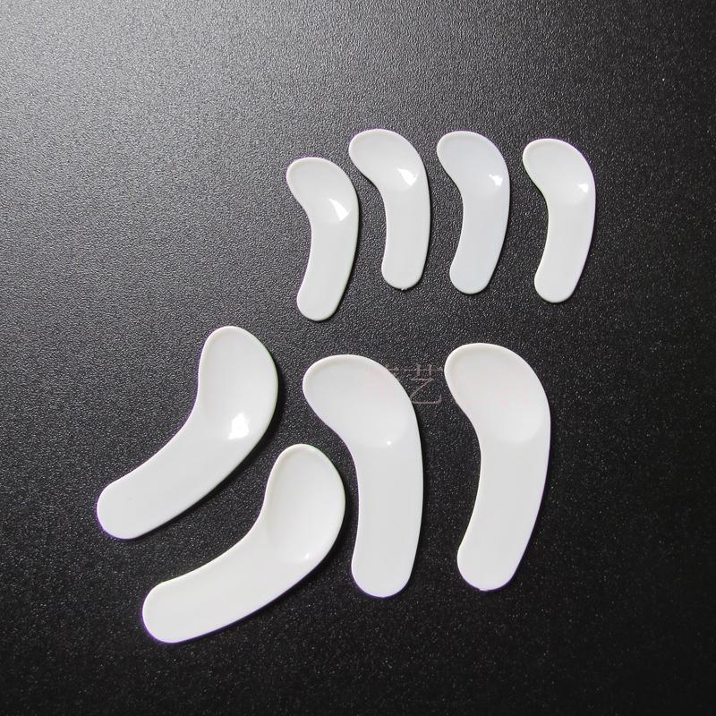 化妆品膏霜小勺子 眼霜勺 面霜勺子 2#弧形勺子挖棒勺