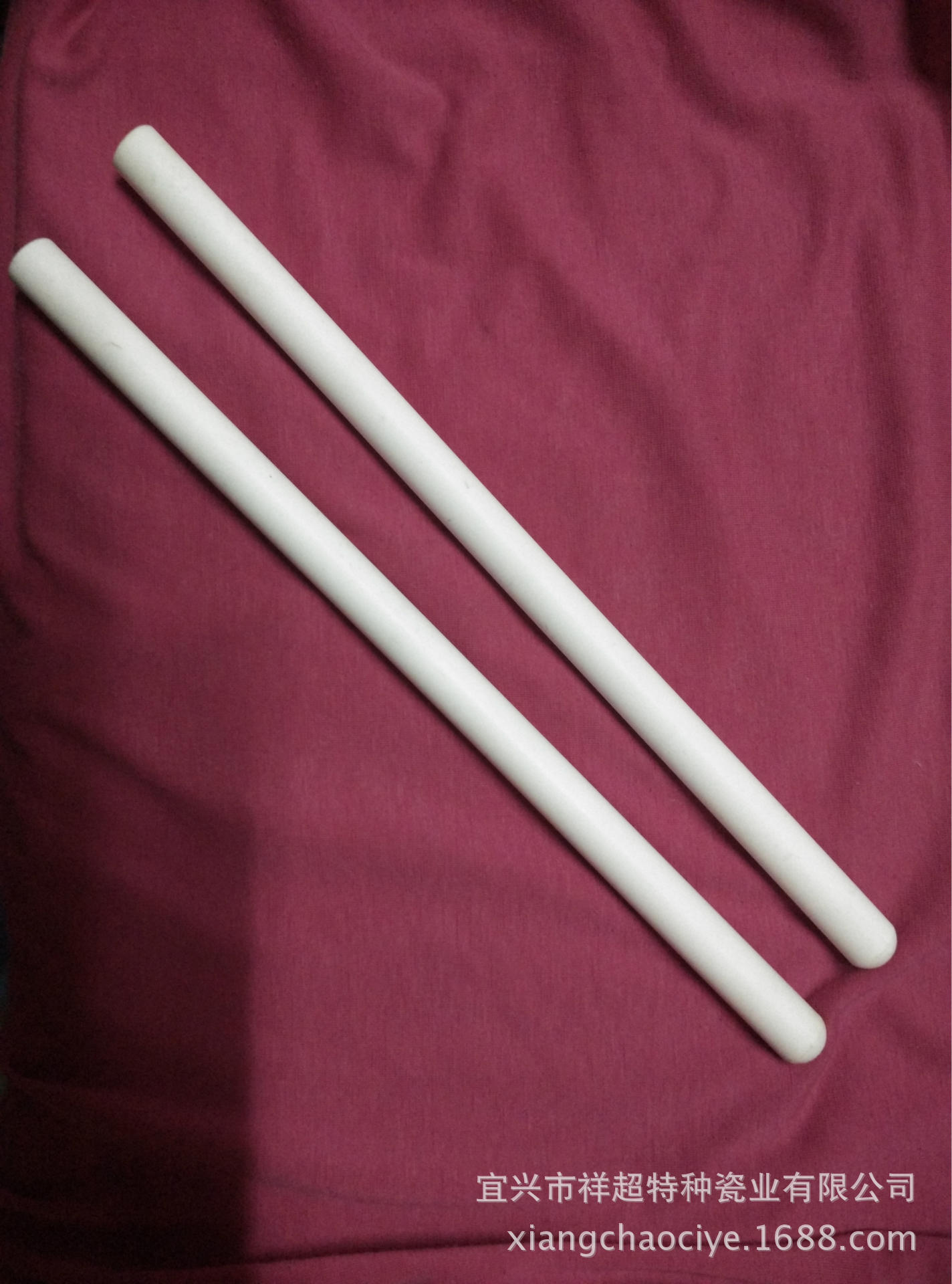 厂家供应氧化铝陶瓷棒 多种规格工业装置陶瓷轴保护管