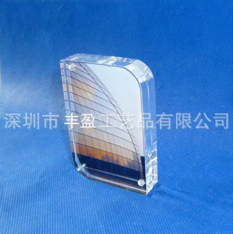 丰盈供应有机玻璃相架 亚克力磁性相框 透明水晶相框