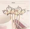 High-end hair accessory for bride, hairgrip from pearl, Korean style