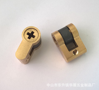 電子鎖十字孔假鎖芯 短鎖芯後鎖頭 電子鎖芯訂做