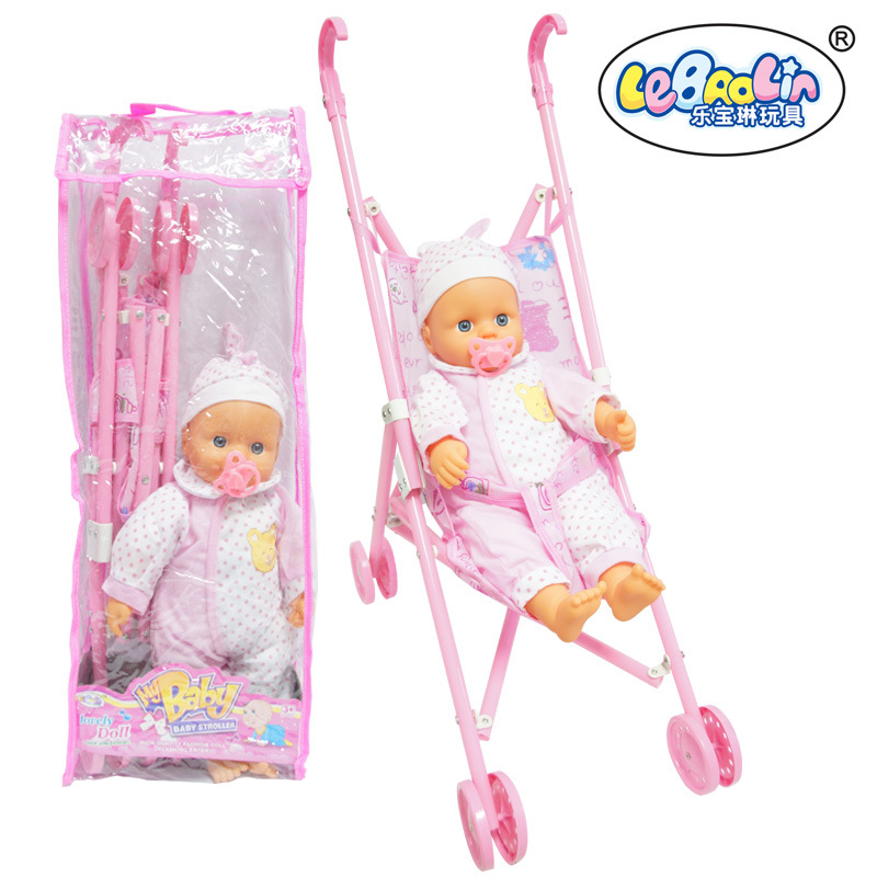 Puzzle infantil en casa carro de mano habla muñeca con tetas AT8659AD