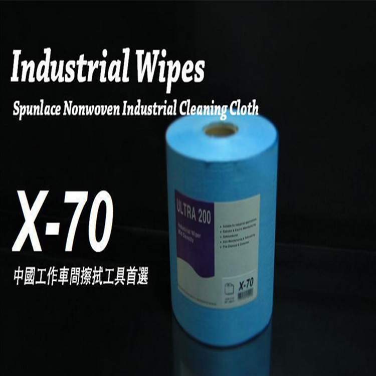Shanghai factory Direct selling blue big roll Wipes X70 multi-function Suction Clean Wipes