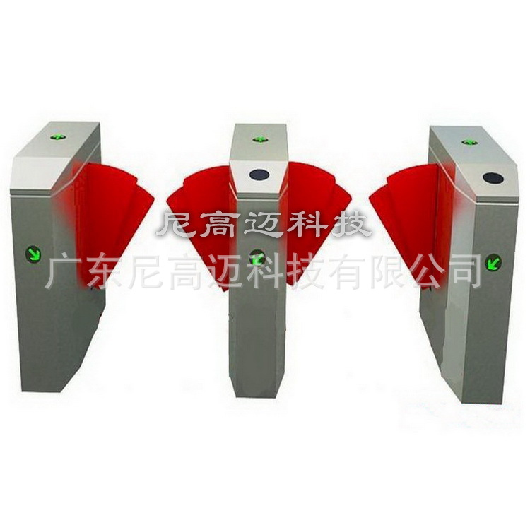 尼高迈双飞翼闸-翼式闸机双通道加宽-人车共用通道控制