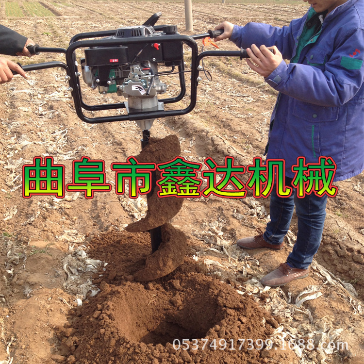 高速公路施工打桩机 手提式螺旋挖坑机 优质打桩机