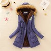 Long demi-season down jacket, mid-length, European style, long sleeve, wholesale