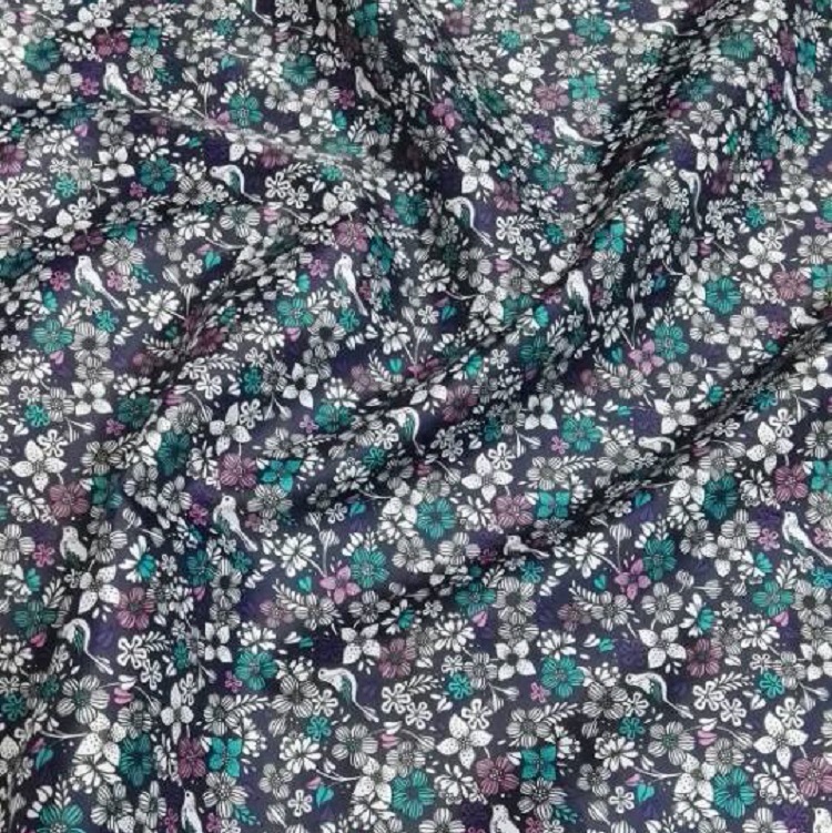 厂家批发190T涤塔夫印花面料里布印花涤塔夫面料涤纶里布批发