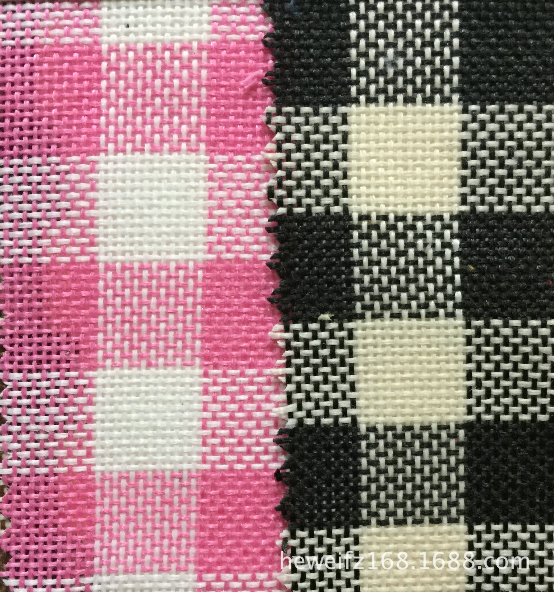 厂价直销 F6392现货供应方格麻棉 时尚服装格子色织棉麻鞋子面料