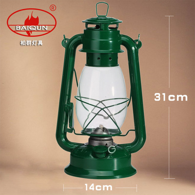 柏群- 215F 野营露营应急 煤油灯 复古马灯床头台灯 野外照明