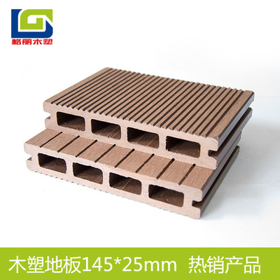 Manufactor Direct selling Square hole WPC floor outdoors gardens Scenery engineering customized Strip WPC floor Material Science