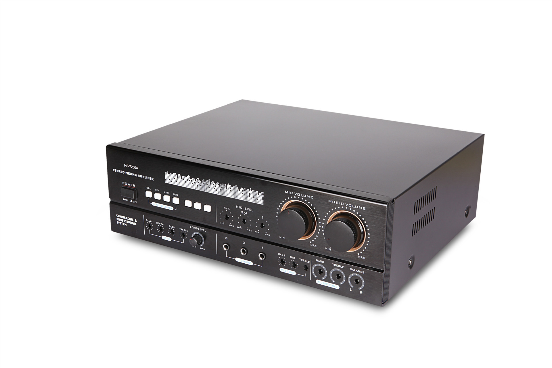 Precio de fábrica al por mayor y al por menor amplificador de karaoke HS-7200B KTV amplificador de ingeniería amplificador de sonido de audio profesional