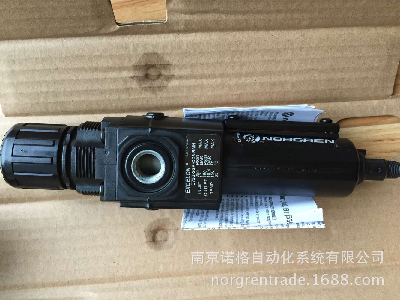 NORGREN 诺冠过滤调压阀B72G-2AK-QD1-RMN