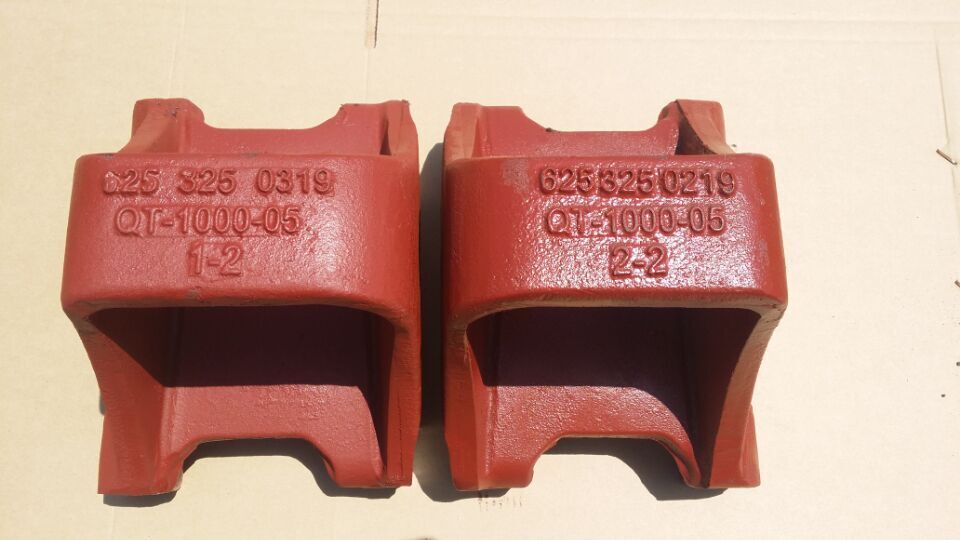 球墨铸铁钢板支座6253250319底盘铸件 6253250219