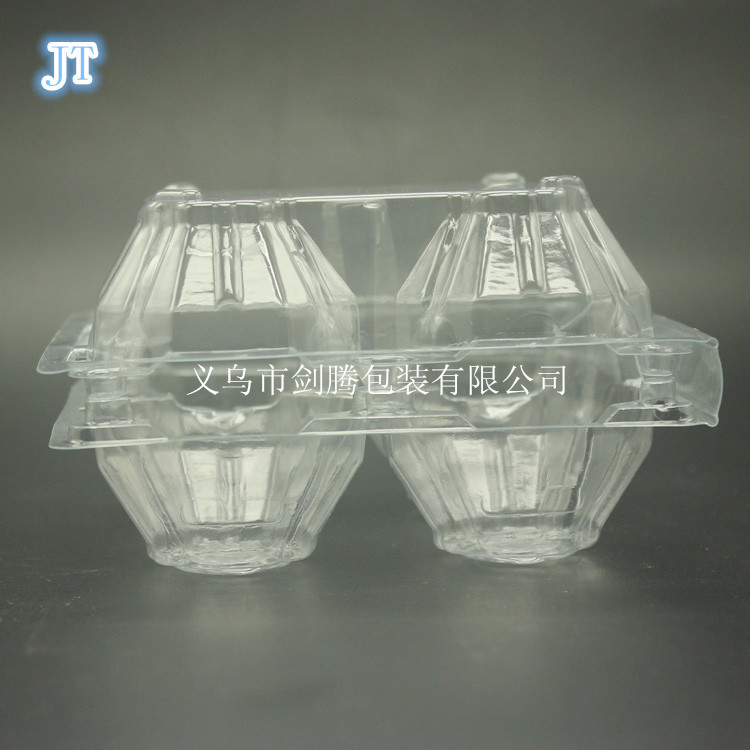 4枚鸭蛋皮蛋盒 鸡蛋托 义乌PVC吸塑包装 透明塑料盒