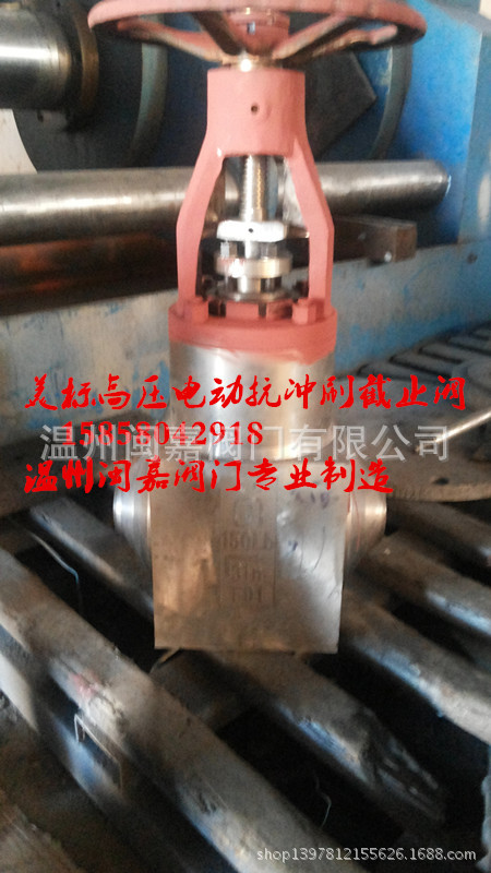 J68Y-2500LB高压抗冲刷截止阀 2500LB电站抗冲刷截止阀