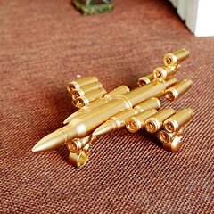 Handmade 54 Small Airplane Wholesale Direct Supply Military Model Bullet Model PLA Gift Small Gift