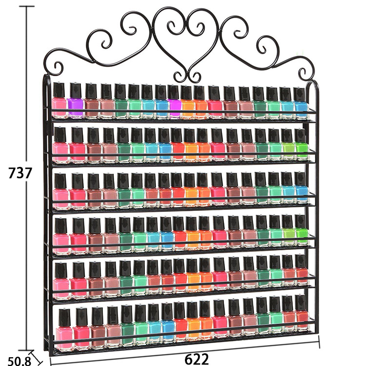 加工生产 台式壁挂式指甲油展示架 瓶装香薰展示架 阶梯状展示架