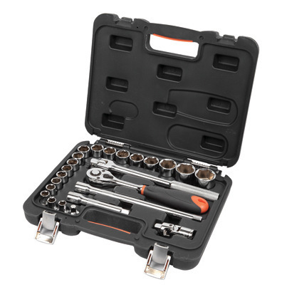 钢盾工具 24件12.5mm系列公制套筒组套S010024