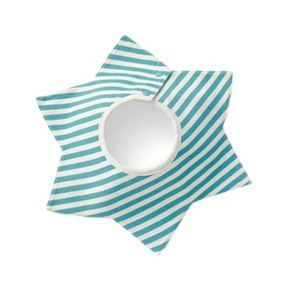 千趣会纯棉婴儿围兜宝宝口水巾花朵造型360°旋转多功能围嘴20款