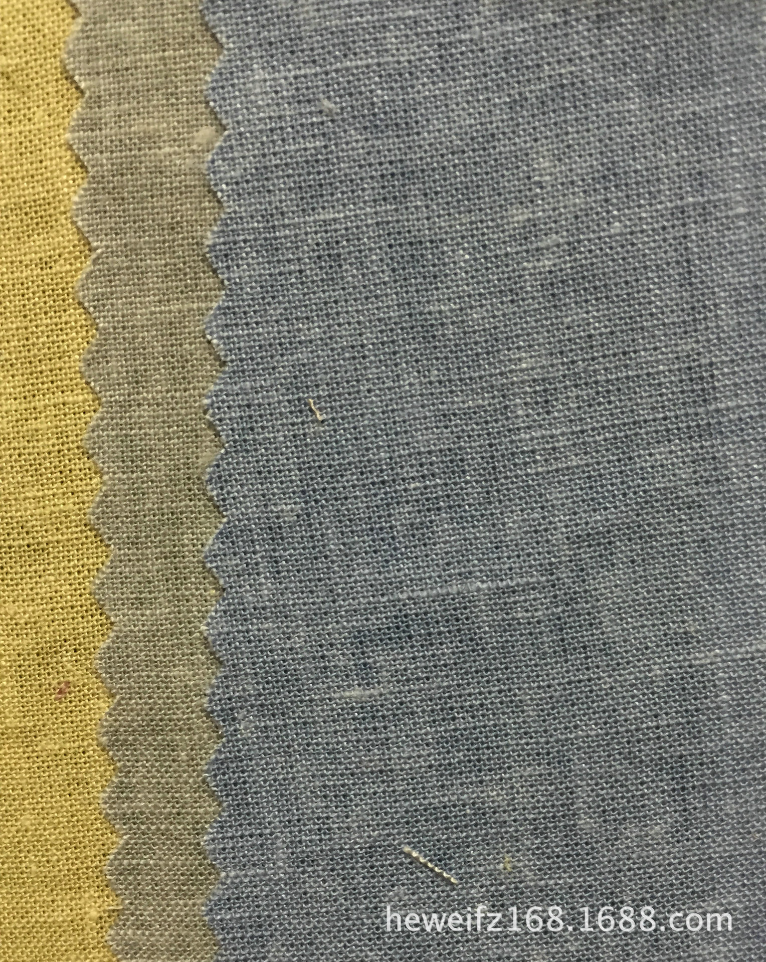 厂价直销  F6395  现货供应 双色麻棉 高档时尚服装棉麻色织面料
