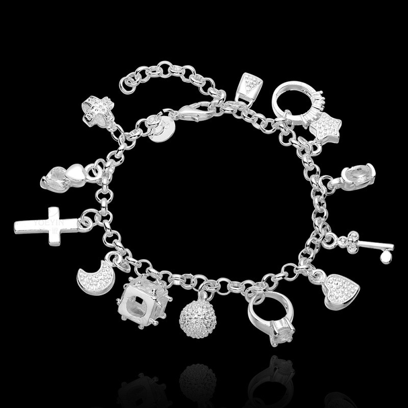 Cross Moon Bracelet Image 2