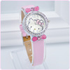 Cartoon cute electronic quartz children's watch, Korean style, simple and elegant design